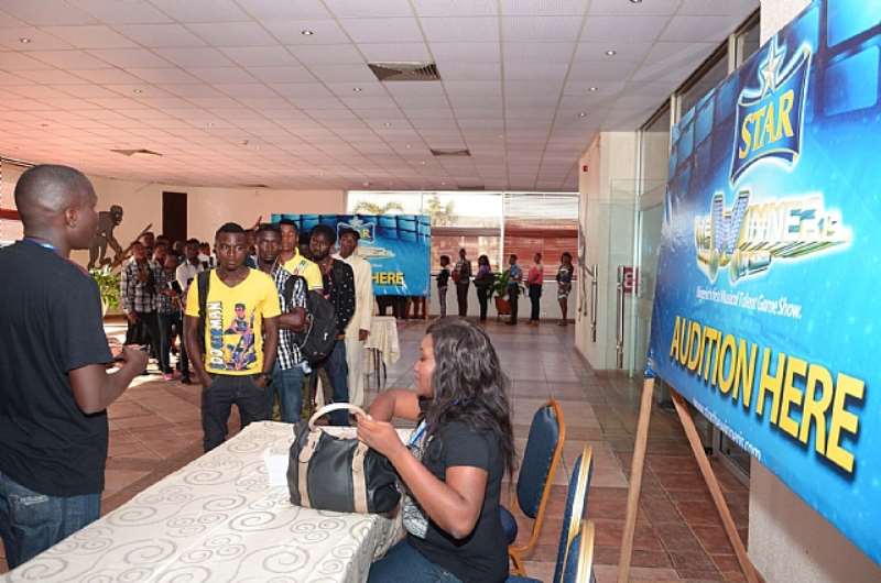 REGISTRATION TABLE FOR STAR THE WINNER IS ABUJA AUDITIONS