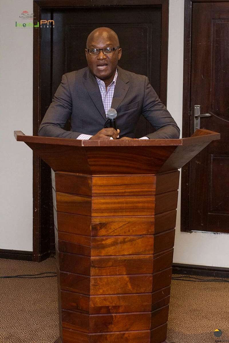 Role Model Africa Advisory Board Member Martin-luther C. King Giving His Endorsement Speech