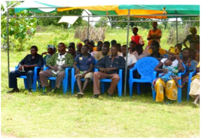 Cross Section Of Farmers And Members Of CACI
