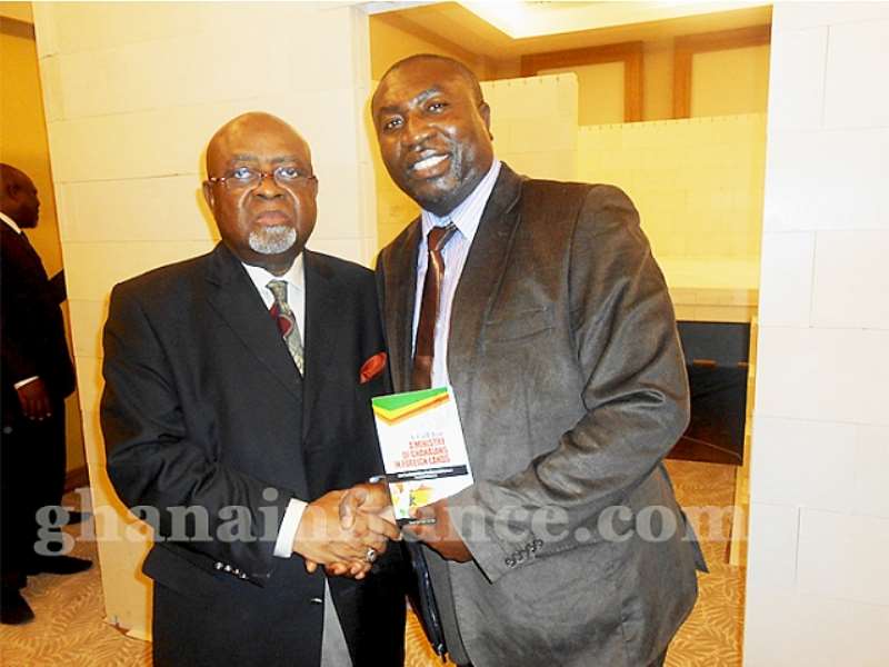 Lt-Gen Smith Receiving the Book for President John Mahama in Turkey