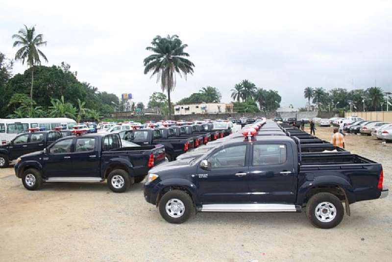SECURITY CARS DONATED BY THE RSG
