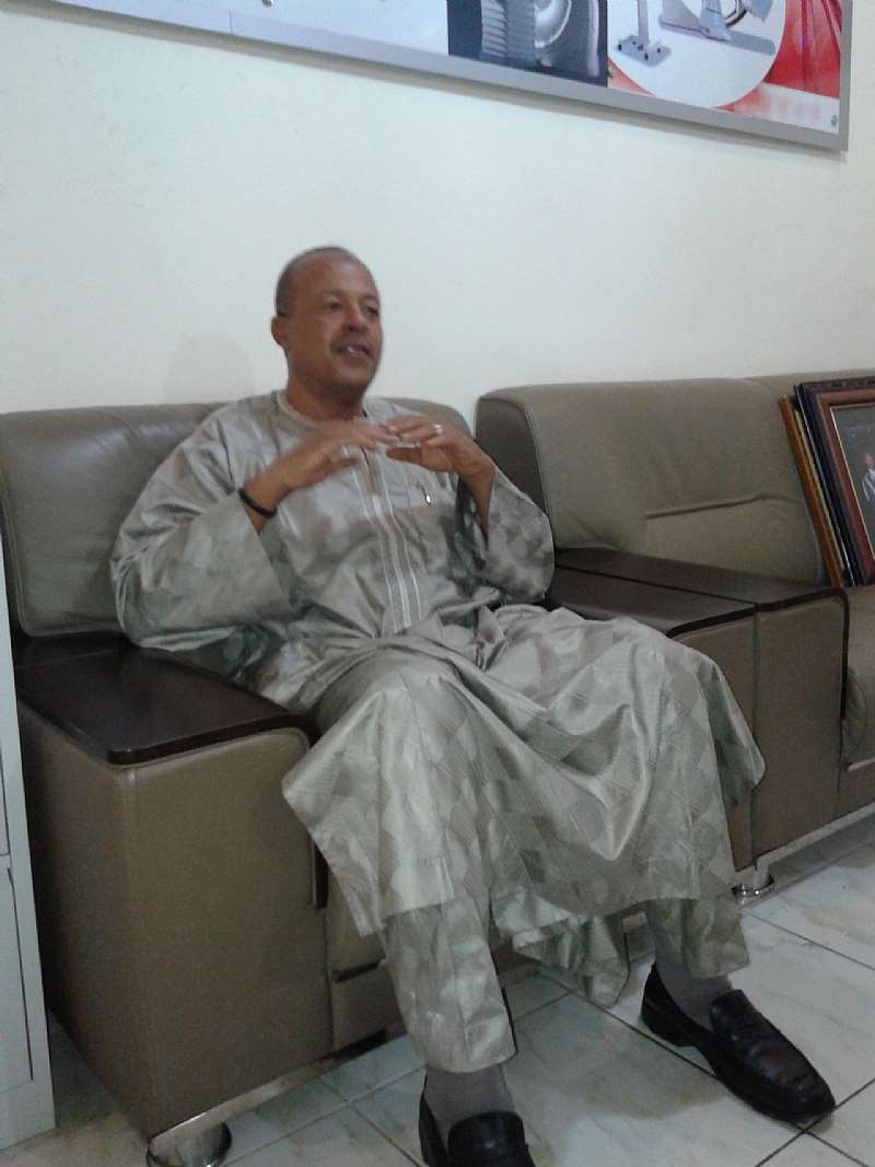 Sinare...gesticulates As He Makes A Point During The Chat