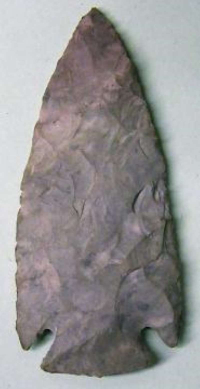 Spearhead from flint stone included in the returned objects from Britain.