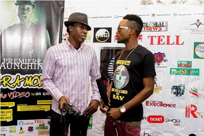 THE DIRECTOR OF THE MUSIC VIDEO PRINCE G NEXT ON THE RED CARPET