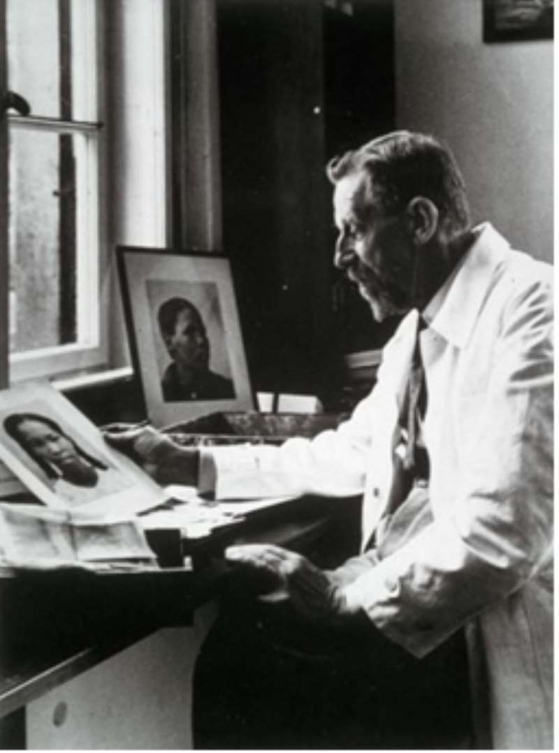 The evil Dr Eugen Fischer whose pseudo-scientific theories of racial purity were practised on Namibians.
