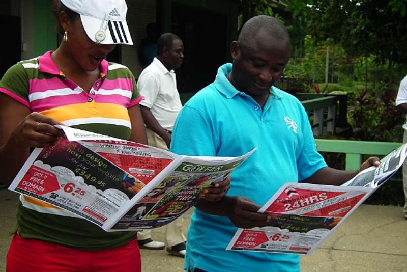 THE GOLFER NEWSPAPER TOOK CENTER STAGE