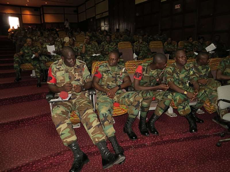 THE MILITARY WAS ALSO THERE