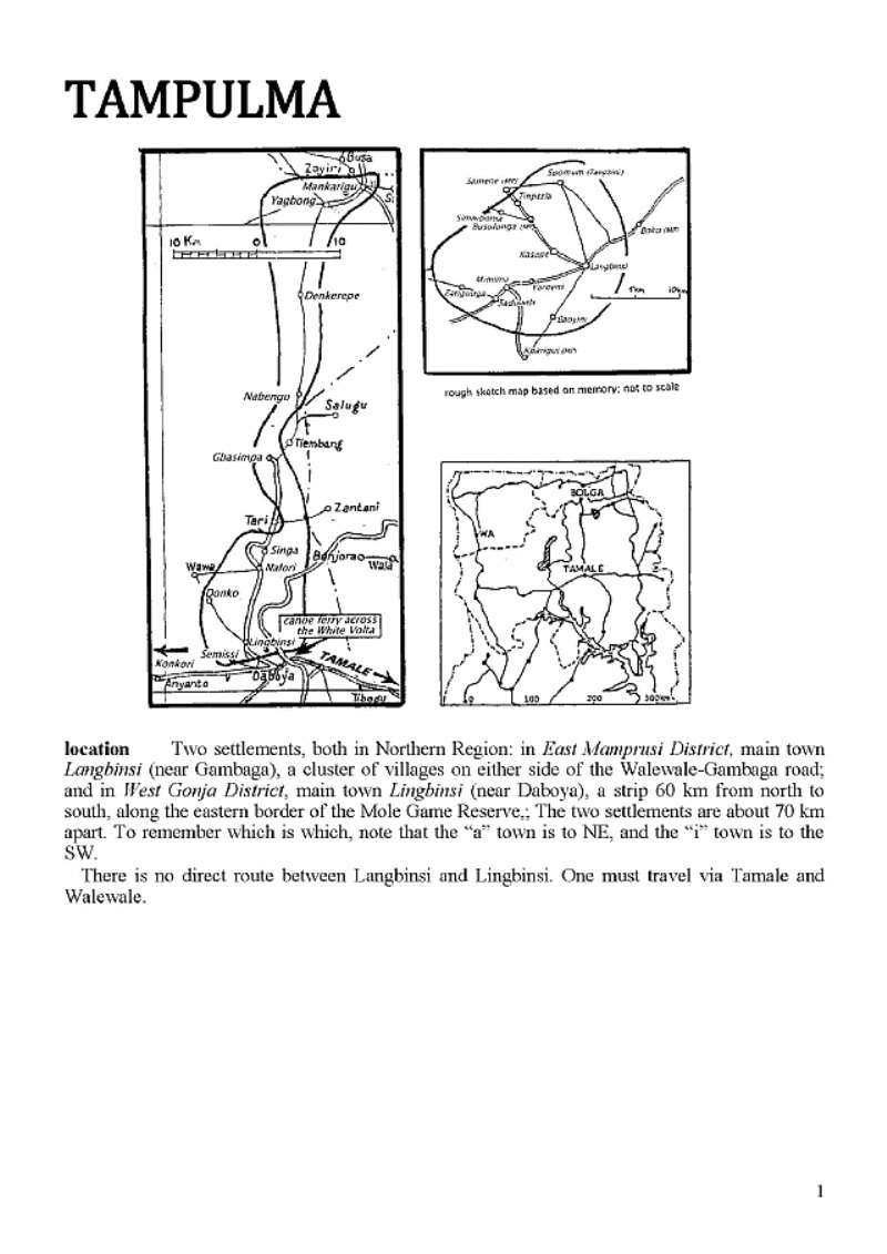 the origin and early history of the tampulima ethnic group page 1