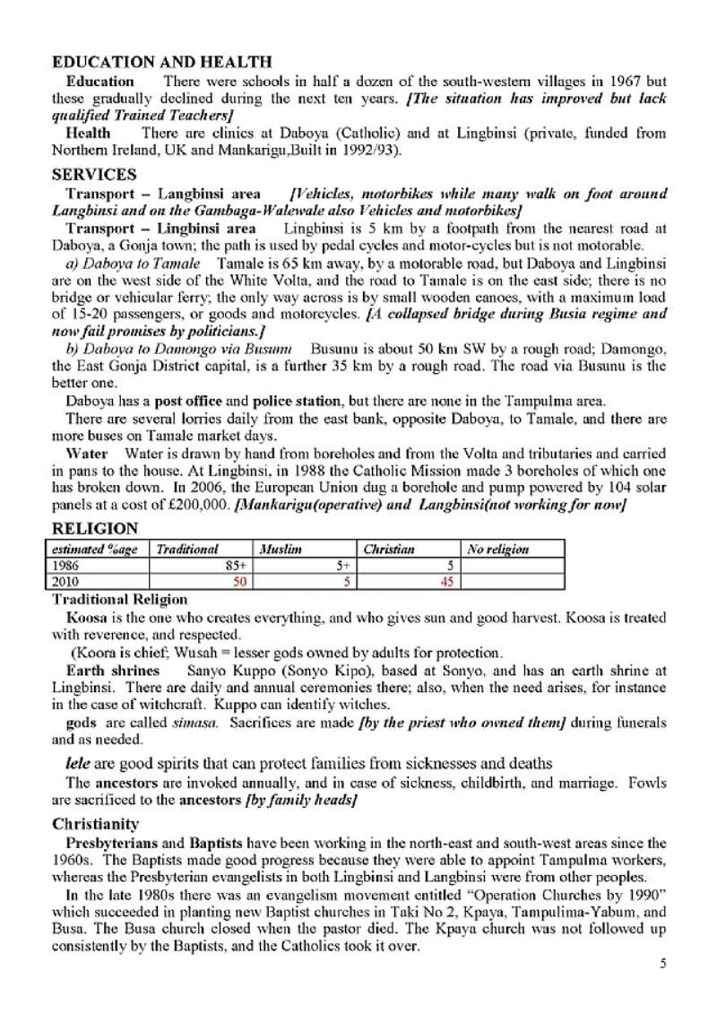 the origin and early history of the tampulima ethnic group page 5