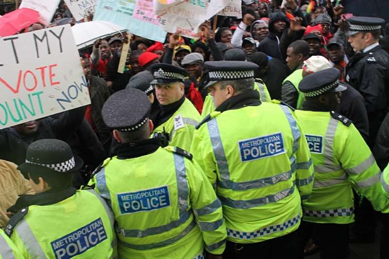 THE POLICE AT THE HIGH COMMISSION