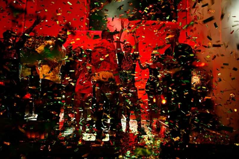 TICKERTAPE FINALE AT THE MTV AFRICA MUSIC AWARDS 2009