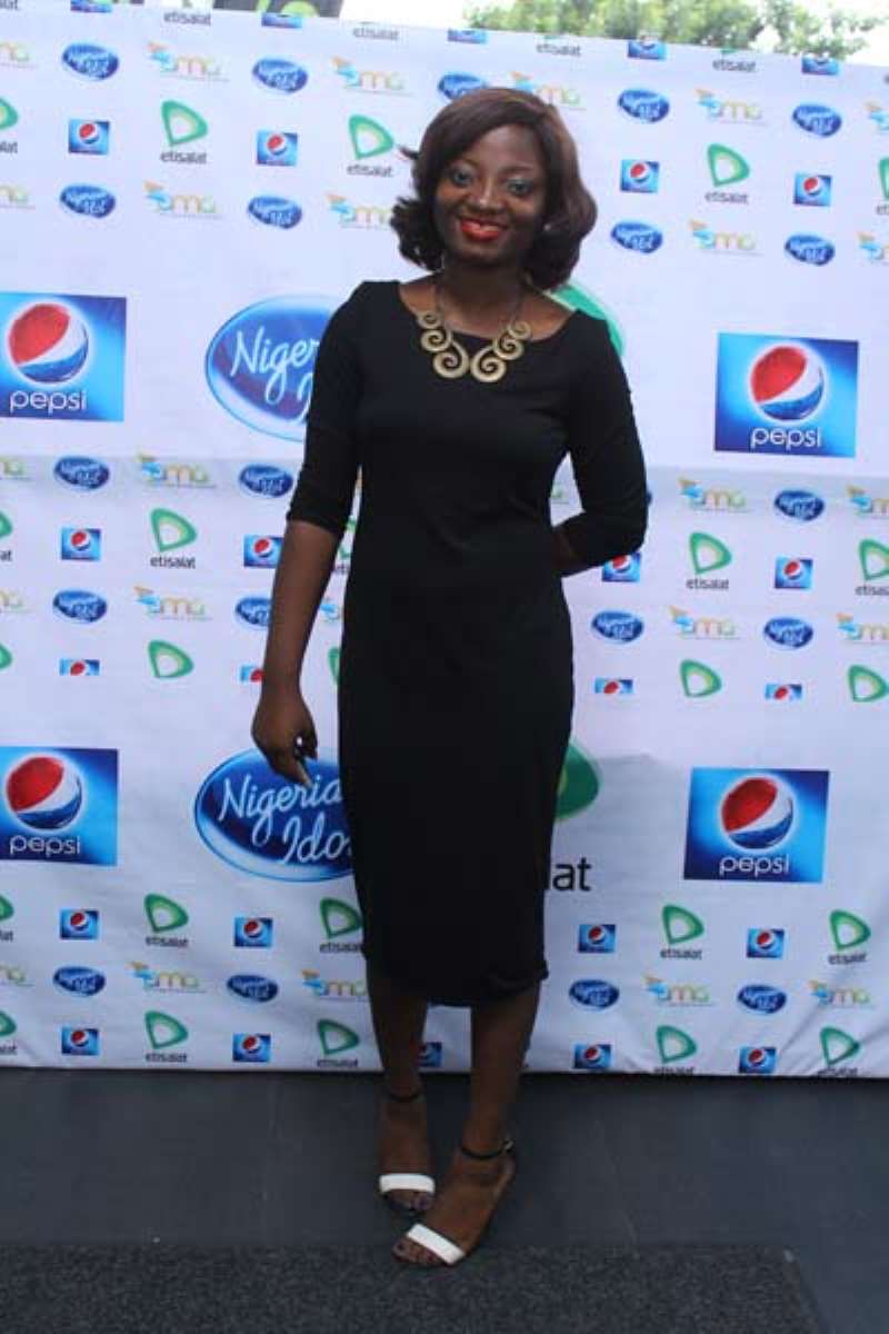 TOSIN AJIBADE AT NIGERIAN IDOL SEASON FOUR PRESS LAUNCH