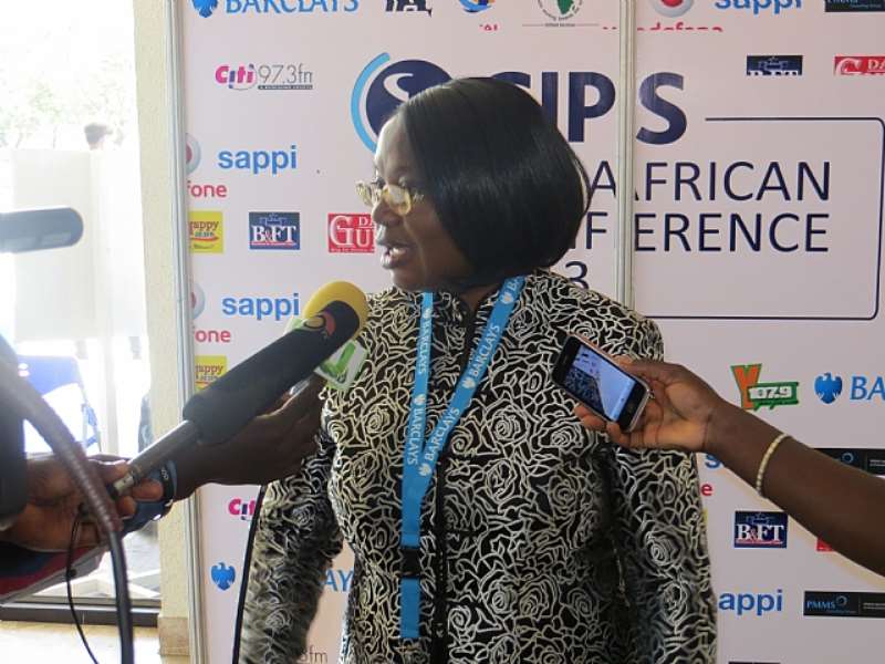 Dr. Tukiya Kankasa-Mabula, Deputy Governor at the Bank Of Zambia Interacting With The Press