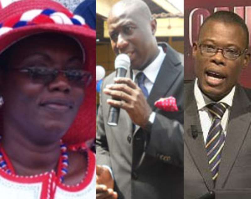 Ursula Owusu, Patrick Boamah and Fifii Kwatey