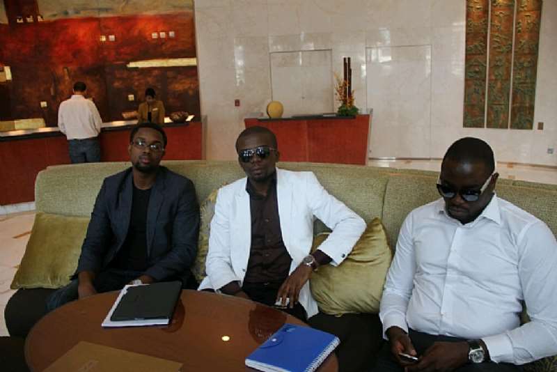 VALENTINE OHU, WABIYE IDONIBOYEOBU (PRESIDENT CNG) AND EMI PRINCEWILL