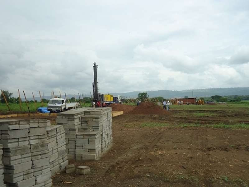 Shots of preparatory works taken from the site