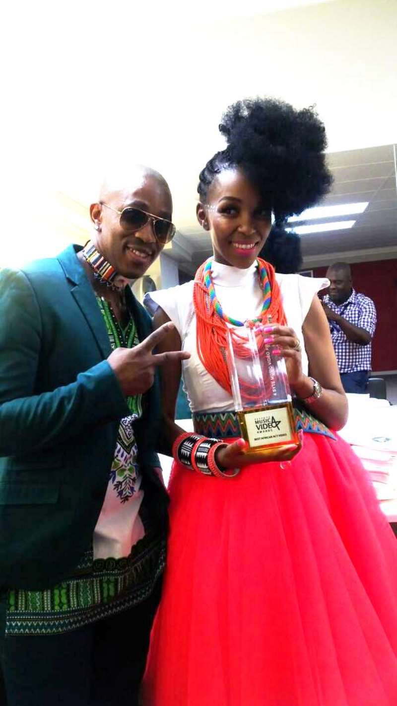 Mafikizolo Displaying The Award