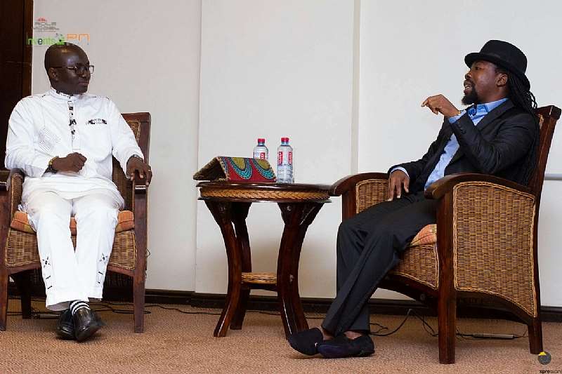 Obrafour Being Interviewed By Dr. Okyere-frimpong