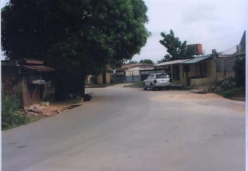 ROAD REHABILITATED BY IMO SPEAKERS COMPANY (WERDIS LTD) AND LOCATED AT OPPOSITE ST. PETERS ANG CHURCH IKENEGBU LAYOUT BY FANO HOTELS