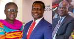 Akua Sena Dansua (Consultant and former Member of the Parliament of Ghana), Yaw Osei Adutwum (Member of the Parliament of Ghana) and Haruna Iddrisu (Minister for Education of Ghana)