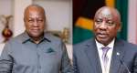 Ghana President John Dramani Mahama and South African President Cyril Ramaphosa