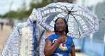 Wiawso College of Education student produces raincoat and umbrella from empt water sachet