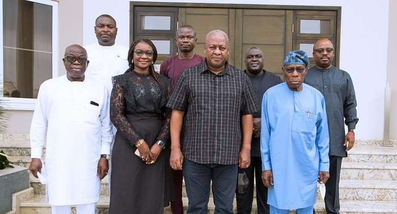 Obasanjo commiserates with Mahama over his brothers death