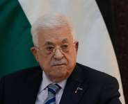 A file image of Palestinian President Mahmoud Abbas in the West Bank city of Ramallah on December 22, 2025. - Nasser Nasser; AP