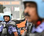Indian police detained the head of the satirical Cockroach Janta Party (CJP) online movement ahead of a major protest it called against the Election Commission, the party said -  Manan VATSYAYANA / AFP