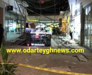 BREAKING: Part of Accra Mall Ceiling Collapses  – VIDEO