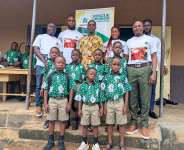 Rescue Missions and Orphanage LBG donates uniforms to St. Andrews Catholic Boys School at Akim Swedru