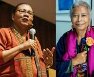 African American Professor Emerita Michele Faith Wallace and the Late Professor Bell Hooks