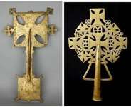 Orthodox Christian Crosses, Magdala,Ethiopia,now in British Museum, London,United Kingdom.