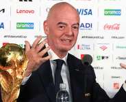 Gianni Infantino took over as president at world footballs governing body Fifa in 2016. - AP Photo/Eduardo Verdugo - Eduardo Verdugo