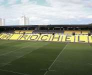 FILE - The Marcel Deflandre Stadium before the European Champions Cup pool 3, round 4, rugby union match in La Rochelle, western France on January 18, 2026. - Romain Perrocheau, AFP