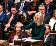 Liz Truss addressing the House of Commons