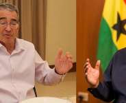 H.E. Mr. Roey Gilad, Ambassador of Israel to Ghana and President John Mahama