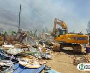 North Industrial Area fire: AMA clears Kofikrom structures to open emergency routes
