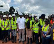 Students gain field experience on Kumasi outer ring road project