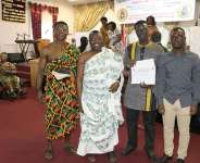 From left: Professor Joseph Mensah, Dr. David Firang, Fredrick Gyamfi and Stephen Firang.