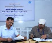FORE School signs MOU with Indian Aviation Academy for conducting Management Development Programs.