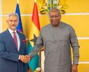 Mahama holds discussions with Indias External Affairs Minister