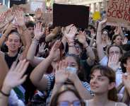 The interior ministry said 86,000 had joined the protests, unions gave a higher figure -  Romeo Boetzle, AFP