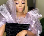Toke Makinwa Starts Off Fashion Season In Custom Made Frill-Lous Dress