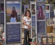 People visit the site of the Nova music festival near Kibbutz Reim, southern Israel, on October 5, 2026. - Ohad Zwigenberg, AP