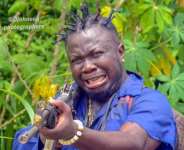 Nollywood controversial actor Pitakwa Eats Shit in New Movie Scene
