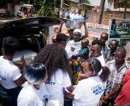 Abena Ghanas Konamah Charity Project feeds Hundreds on the streets of Accra Photos