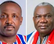 John Boadu left and Boakye Agyarko