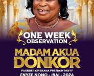 Akua Donkors one-week observation slated for November 28