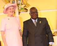 Her Majesty, Queen Magareth 11 with President Nana Addo
